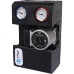 STOUT SDG-0001 Насосная группа с прямым контуром 3/4″ с насосом Grundfos UPSO 15-65 130 в теплоизоляции — фото 1