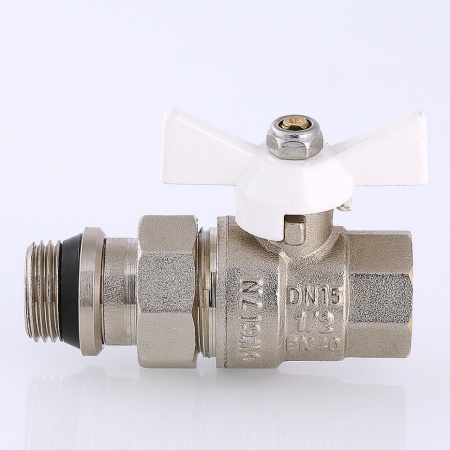 Кран шаровой VALTEC BASE с полусгоном и дополнительным уплотнением 1/2″ VT.227.NRW.04 — фото 5
