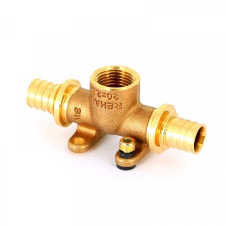 Тройник Rehau 14562941001 настенный с внутренней резьбой 20-Rp1/2-20 RX+ (Рехау) — фото 2