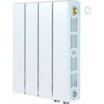 Радиатор биметаллический Rifar SUPReMO VENTIL 350 x4, нижнее правое подключение (Рифар)