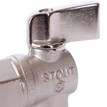 STOUT Кран шаровой угловой для бытовой техники 1/2 — фото 6