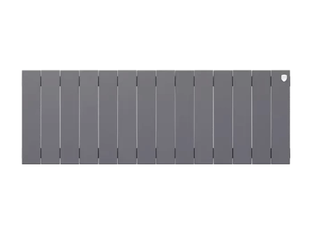 Биметаллический радиатор отопления Royal Thermo PianoForte 300 14 секций Silver Satin