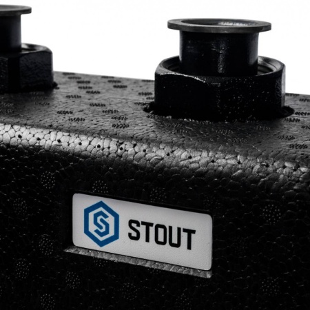 STOUT SDG-0017 Стальной распределительный коллектор 3(5) отопительных контура. В теплоизоляции DN 25 — фото 7