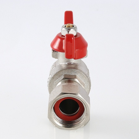Кран шаровой угловой с накидной гайкой и внутренней резьбой 1″ х 1″ VT.266.N.0606 — фото 7