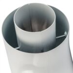 STOUT Элемент дымохода отвод коаксиальный 90° DN60/100, п/м уплотнения и хомут в комплекте (с логотипом) — фото 7