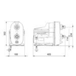 Самовсасывающая насосная установка Grundfos 99027073 SCALA2 3-45 — фото 6