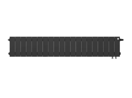 Биметаллический радиатор отопления Royal Thermo PianoForte 200 20 секций Noir Sable VDR