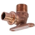 Угольник настенный Rehau Rautitan 14563641001 (водорозетка) с наружной резьбой 16-Rp 1/2 RX+ (Рехау) — фото 1