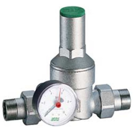 Редуктор давления FAR 3/4″ FA 2815 34 для воды в системе водоснабжения (с манометром)