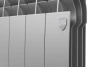 Биметаллический радиатор отопления Royal Thermo BiLiner 500 VR 12 секций Silver Satin — фото 7