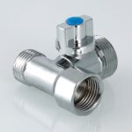 Тройник бытовой с шаровым краном 1/2″ х 3/4″ х 1/2″ VT.256.N.04 — фото 12