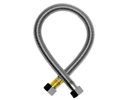 Подводка для газа сильфонная Ayvaz Ø 3/4″ × 1,0 м, Г/Г