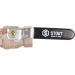 STOUT SVB Кран шаровой стандартнопроходной, ВР/НР, ручка рычаг 3/4″ — фото 7