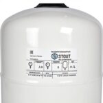 STOUT STW-0015-000008 расширительный бак, для ГВС 8 л. вертикальный (цвет белый) — фото 5