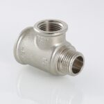Тройник с переходом на наружную резьбу 3/4″ х 3/4″ х 1/2″ VTr.134.RN.050504 — фото 5