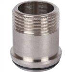 STOUT Разъемное угловое соединение американка ВН, уплотнение под гайкой o-ring кольцо, никелированное 3/4 — фото 8