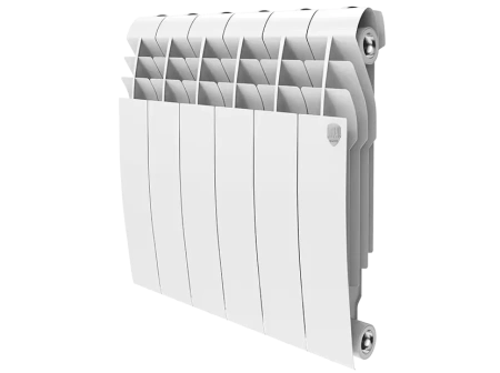 Биметаллический радиатор отопления Royal Thermo BiLiner 350 6 секций Bianco Traffico