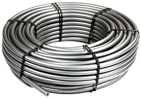 Трубы PEX с алюминевым слоем, Stabil, Ø20*2,9(100 м)серый Тим