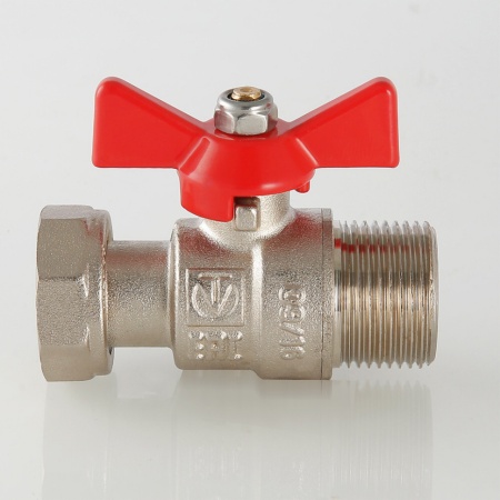Кран шаровой с накидной гайкой и наружной резьбой 1/2″ VT.260.N.0404 — фото 5