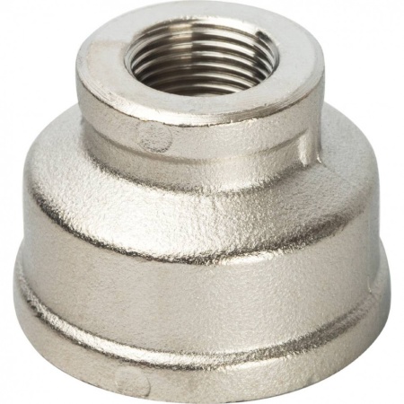 STOUT Муфта ВВ переходная никелированная 1/4X1/8