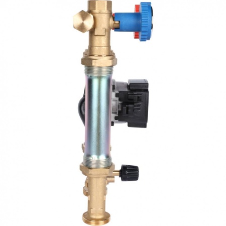 STOUT SDG-0007 Насосная группа с 3-х ходовым приводным смесителем 1″ с насосом Grundfos UPM3 Hybrid 25-70 — фото 2