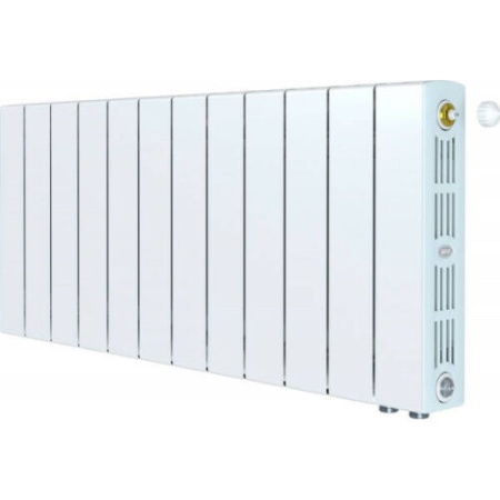 Радиатор биметаллический Rifar SUPReMO VENTIL 350 x12, нижнее правое подключение (Рифар)