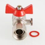 Кран шаровой для подключения манометра 1/2″ x 1/4″ VT.807.N.0402 — фото 7