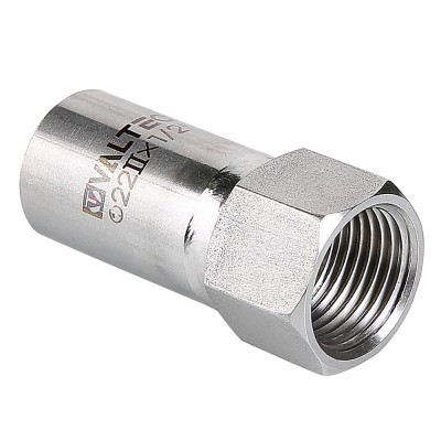 Вставка с внутренней резьбой из нержавеющей стали Valtec Ø 22 мм × 3/4″