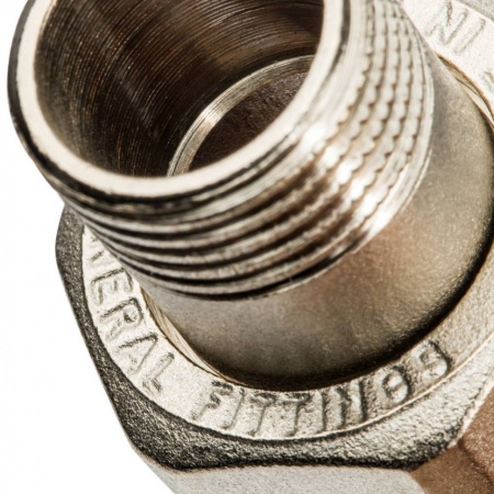 STOUT Разъемное соединение американка ВН никелированное, уплотнение под гайкой o-ring кольцо 1/2 — фото 8