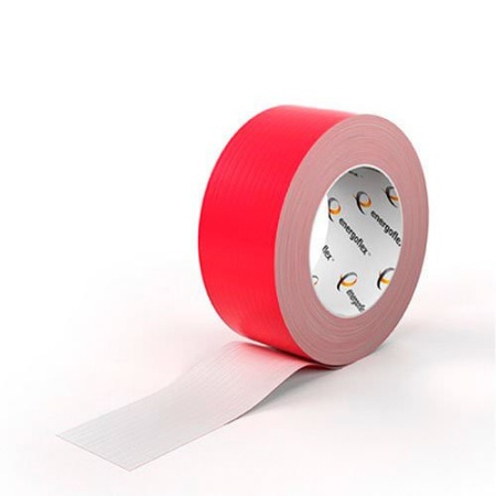 Самоклеящаяся лента Energoflex красная 48 мм x 25м армированная