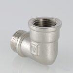 Фитинг резьбовой – угольник с переходом на наружную резьбу 1/2″ VTr.092.N.0004 — фото 6