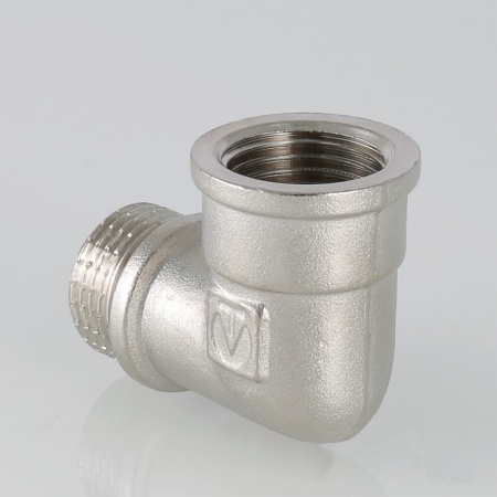 Фитинг резьбовой – угольник с переходом на наружную резьбу 1/2″ VTr.092.N.0004 — фото 6
