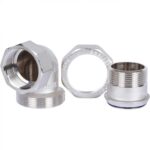 STOUT Разъемное угловое соединение американка ВН, уплотнение под гайкой o-ring кольцо, никелированное 1 1/4 — фото 8