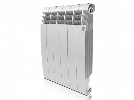 Биметаллический радиатор отопления Royal Thermo BiLiner 500 10 секций Silver Satin