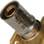 STOUT Тройник настенный с креплением 1/2 х16 для металлопластиковых труб прессовой — фото 4