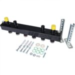 STOUT SDG-0018 Стальной распределительный коллектор 3 отопительных контура с гидравлическим разделителем DN 20 — фото 6