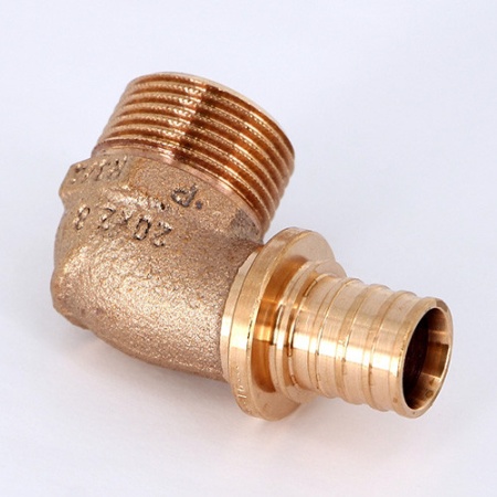 Угольник переходник Rehau Rautitan 14563491001 с наружной резьбой 20-R 3/4 RX+ (Рехау) — фото 2