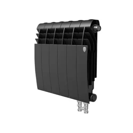 Биметаллический радиатор отопления Royal Thermo BiLiner 350 V 6 секций Noir Sable