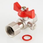 Кран шаровой для подключения манометра 1/2″ x 1/4″ VT.807.N.0402 — фото 8