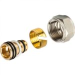 STOUT Фитинг компрессионный евроконус для труб PEX-AL-PEX 16х2,0х1/2 — фото 1