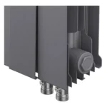 Биметаллический радиатор отопления Royal Thermo PianoForte 500 VDR80 6 секций Silver Satin — фото 4