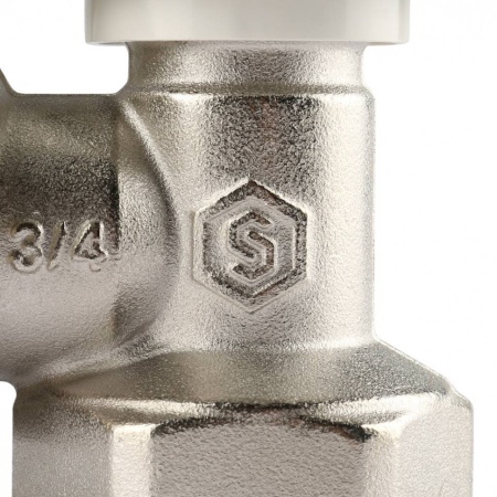 STOUT SVRs Клапан ручной терморегулирующий с неподъемным шпинделем, угловой 3/4″ — фото 9