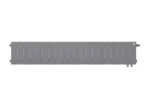 Биметаллический радиатор отопления Royal Thermo PianoForte 200 20 секций Silver Satin VDR — фото 1
