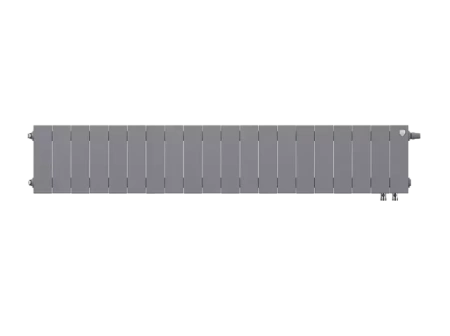 Биметаллический радиатор отопления Royal Thermo PianoForte 200 20 секций Silver Satin VDR