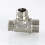 Фитинг резьбовой – тройник переходной c наружной резьбой 3/4″ х 3/4″ х 1/2″ VTr.131.RN.050504 — фото 5