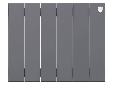 Биметаллический радиатор отопления Royal Thermo PianoForte 200 6 секций Silver Satin — фото 2