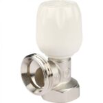 STOUT SVRs Клапан ручной терморегулирующий с неподъемным шпинделем, угловой 3/4″ — фото 5