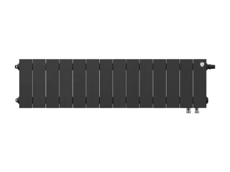 Биметаллический радиатор отопления Royal Thermo PianoForte 200 14 секций Noir Sable VDR