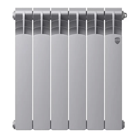 Биметаллический радиатор отопления Royal Thermo Revolution Bimetall 500 2.0 6 секций Silver Satin