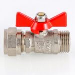 Кран шаровой с обжимным соединением и наружной резьбой 16 х 1/2″ VT.341.N.1604 — фото 5